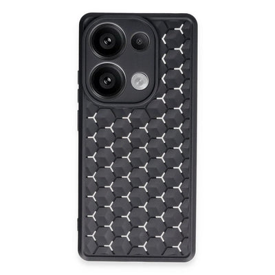 Xiaomi Redmi Note 13 Pro 5g Kılıf Petek Silikon Kapak - Siyah