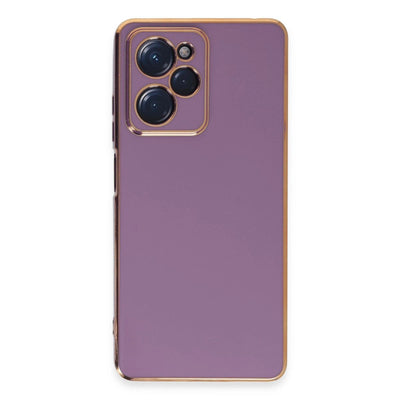Xiaomi Poco X5 Pro 5g Kılıf Volet Silikon - Mor