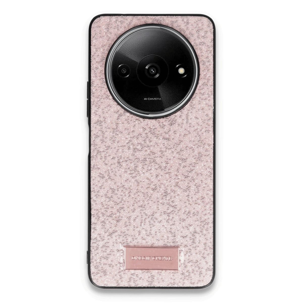 Onegif Xiaomi Redmi A3 4g Bright Simli Kapak - Pembe