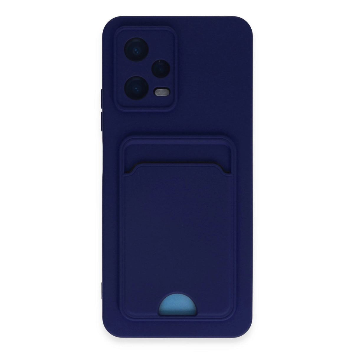 Xiaomi Poco X5 5g Kılıf Kelvin Kartvizitli Silikon - Lacivert
