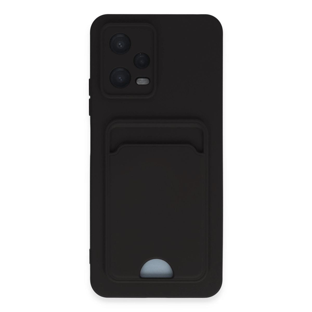 Xiaomi Poco X5 5g Kılıf Kelvin Kartvizitli Silikon - Siyah