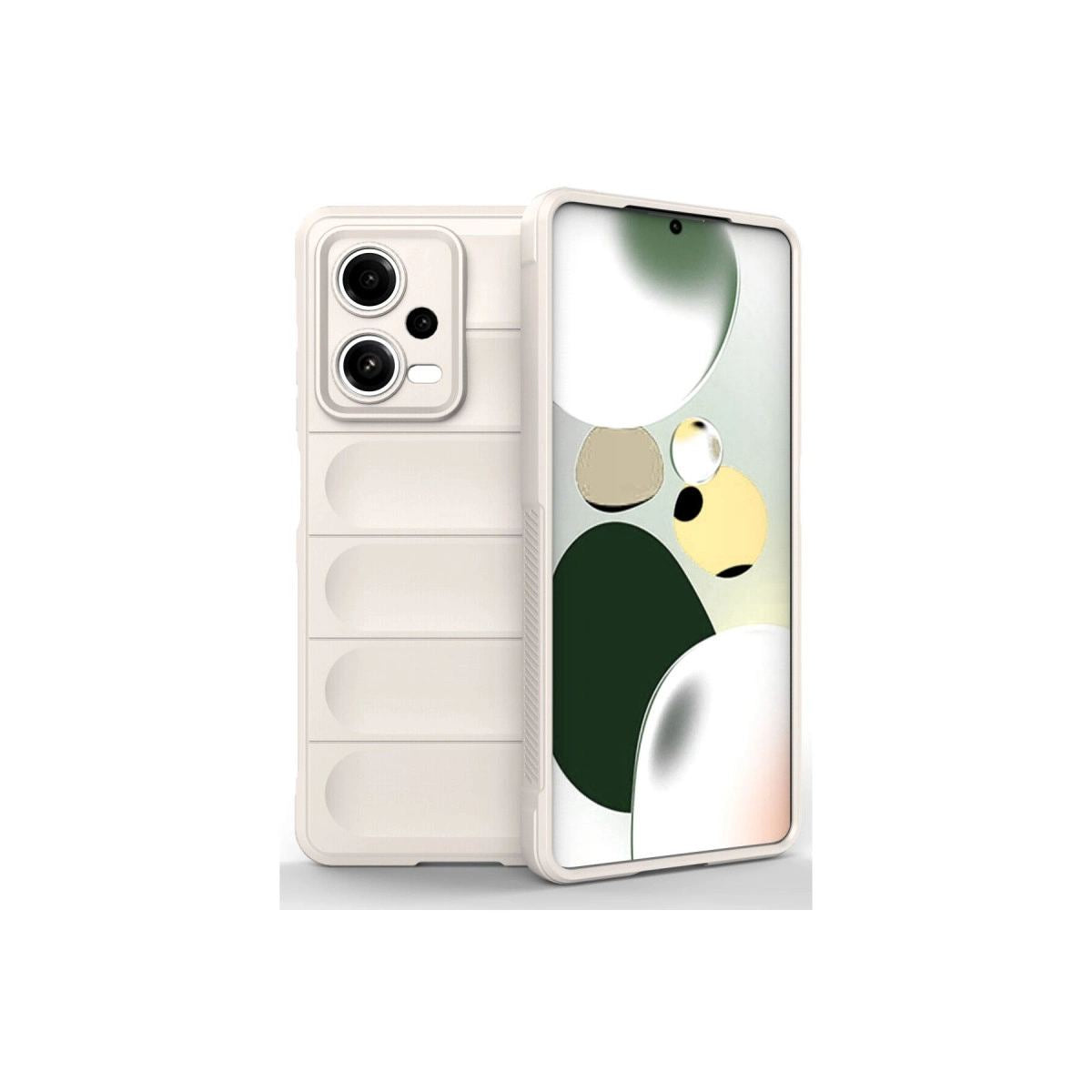 Xiaomi Poco X5 5g Kılıf Optimum Silikon - Krem