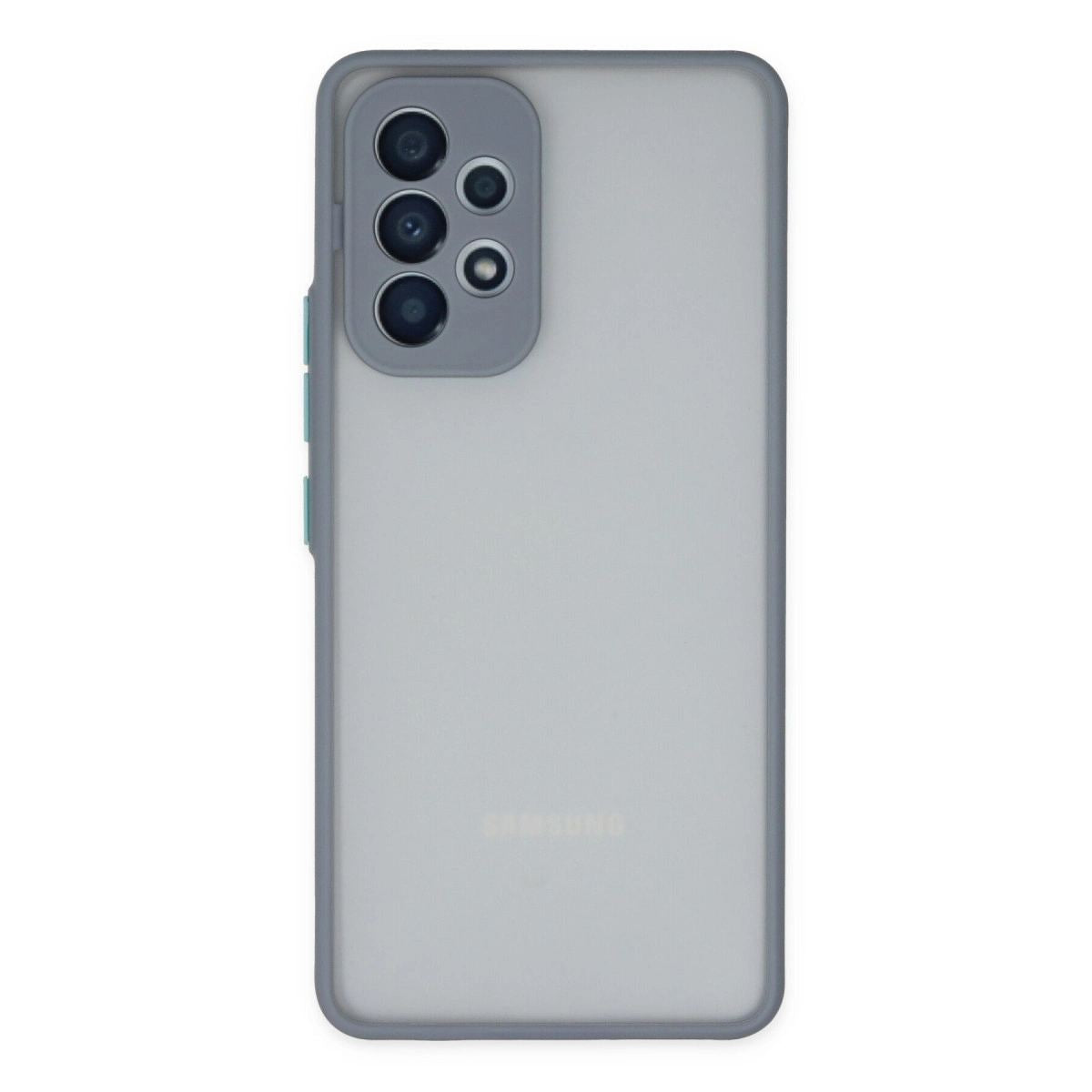 Samsung Galaxy A53 5g Kılıf Montreal Silikon Kapak - Gri
