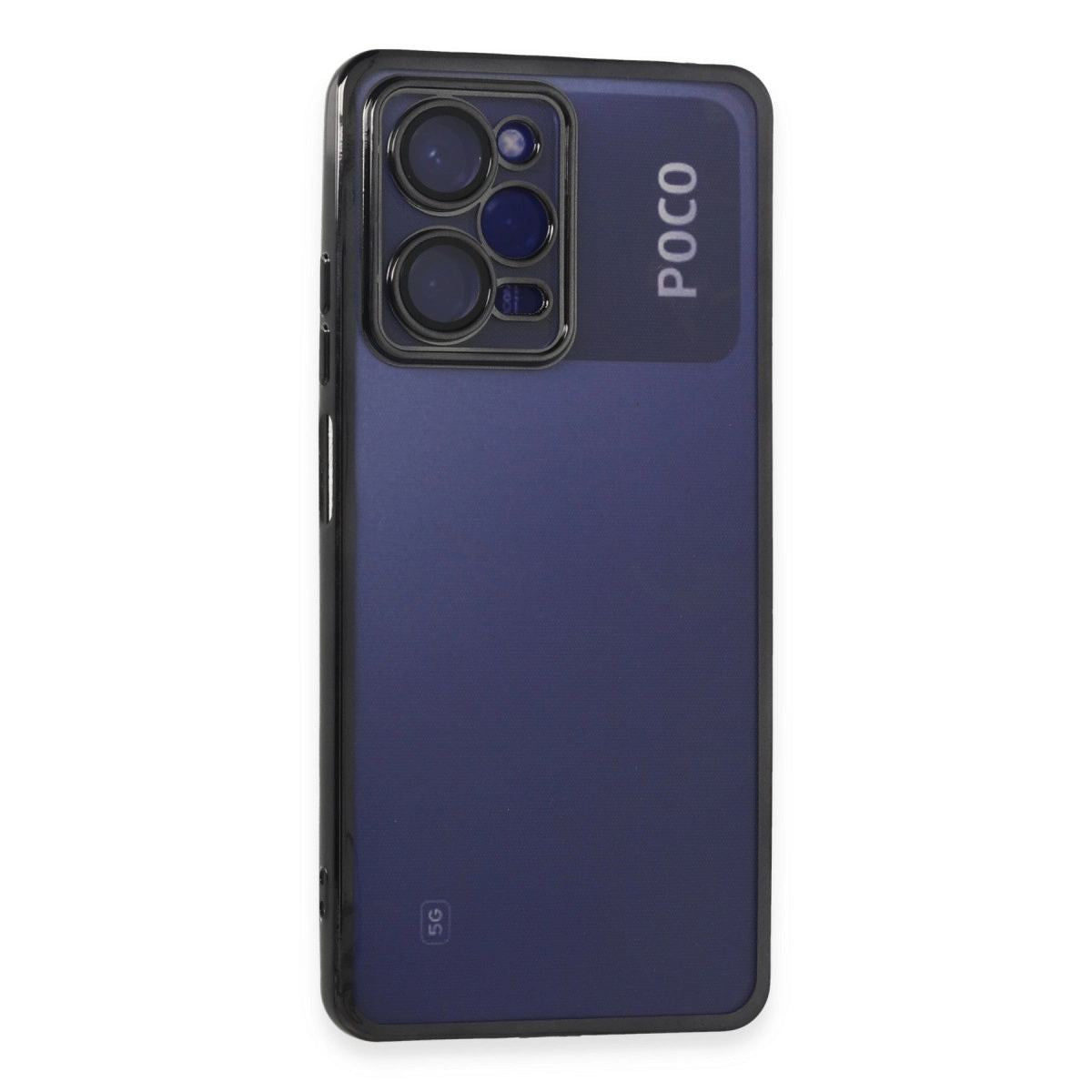 Xiaomi Poco X5 Pro 5g Kılıf Razer Lensli Silikon - Siyah