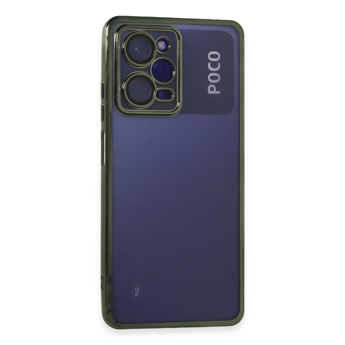 Xiaomi Poco X5 Pro 5g Kılıf Razer Lensli Silikon - Yeşil
