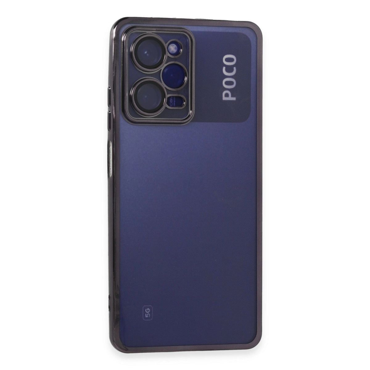 Xiaomi Poco X5 Pro 5g Kılıf Razer Lensli Silikon - Mor