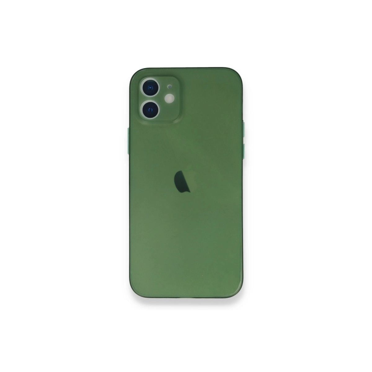 Apple İphone 12 Mini Kılıf Pp Ultra İnce Kapak - Yeşil