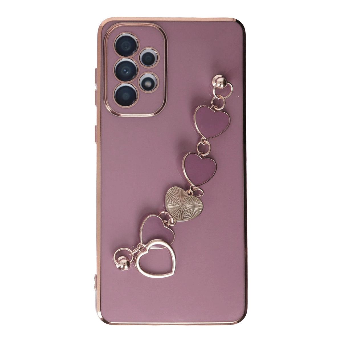 Samsung Galaxy A33 5g Kılıf Esila Silikon - Mor