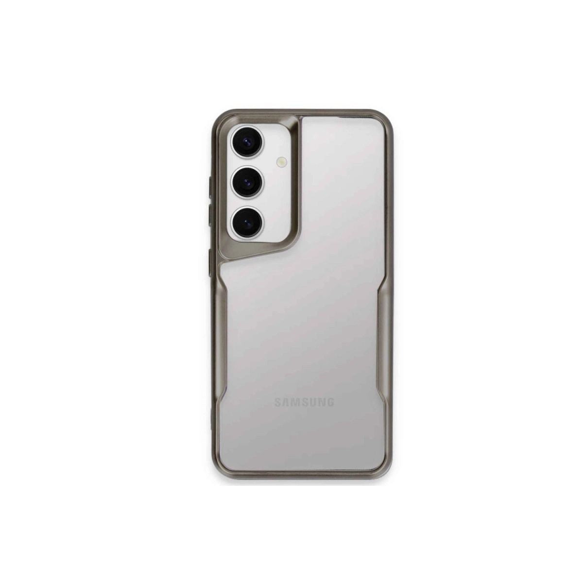Samsung Galaxy A35 5g Kılıf Boyi Silikon Kapak - Titan Gri