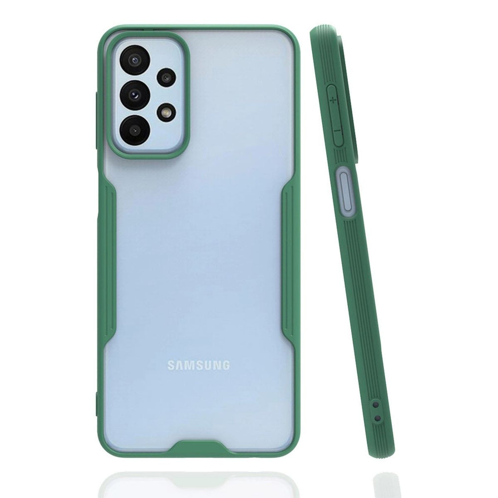 Samsung Galaxy A23 4g Kılıf Platin Silikon - Yeşil