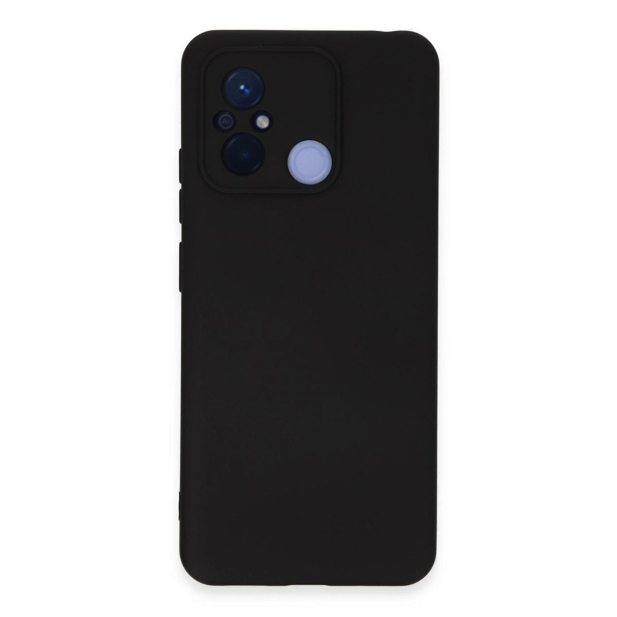 Xiaomi Redmi 12c Kılıf Nano İçi Kadife Silikon - Siyah