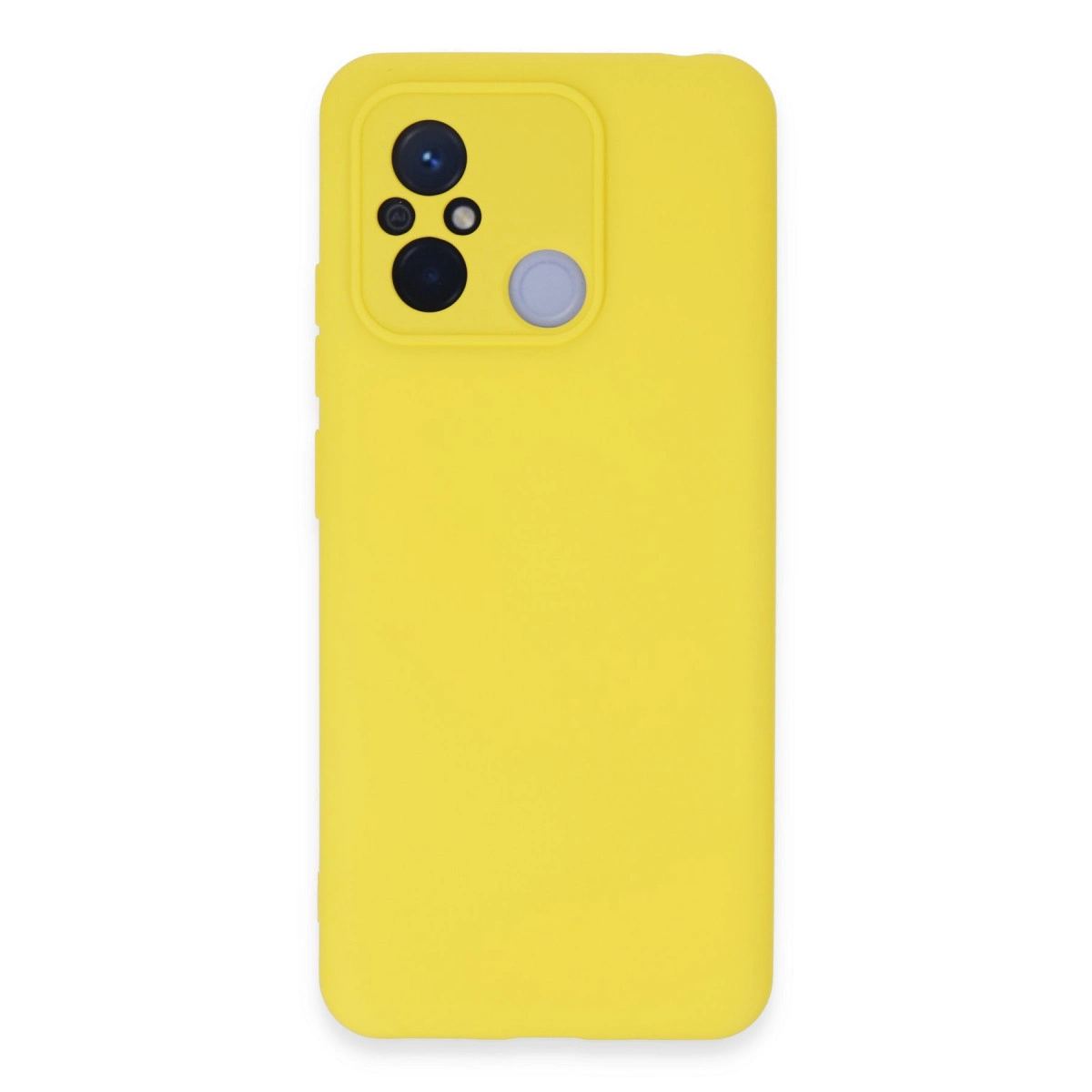 Xiaomi Redmi 12c Kılıf Nano İçi Kadife Silikon - Sarı