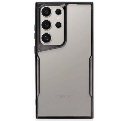 Samsung Galaxy S23 Ultra Kılıf Boyi Silikon Kapak - Siyah
