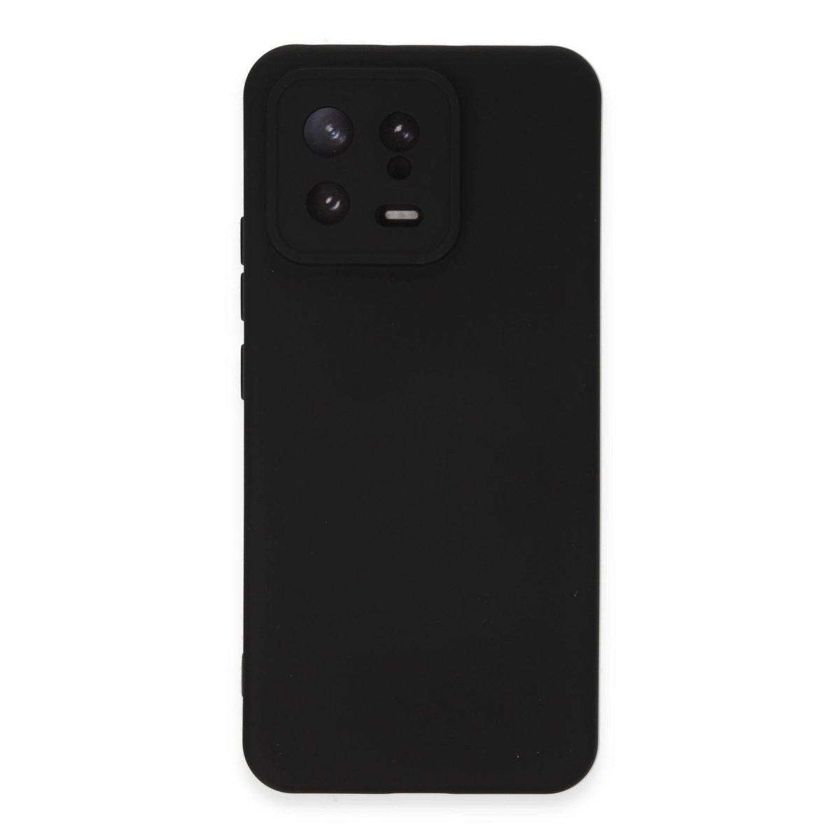 Xiaomi Mi 13 Kılıf Nano İçi Kadife Silikon - Siyah