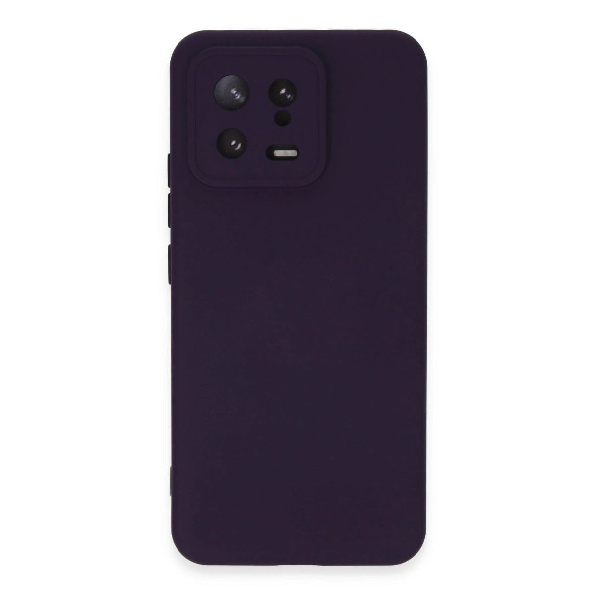 Xiaomi Mi 13 Kılıf Nano İçi Kadife Silikon - Mor