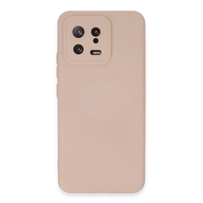 Xiaomi Mi 13 Kılıf Nano İçi Kadife Silikon - Pudra