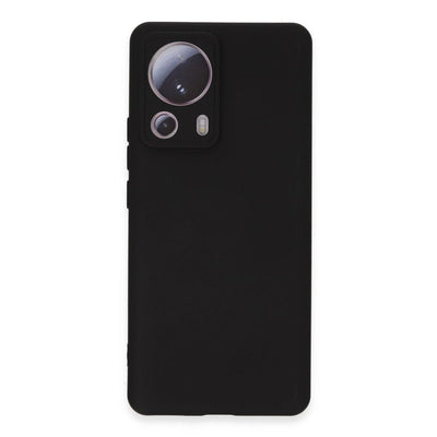 Xiaomi Mi 13 Lite Kılıf Nano İçi Kadife Silikon - Siyah