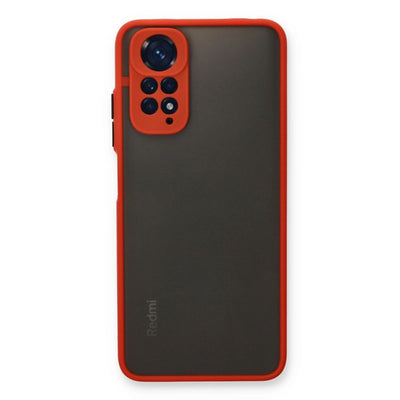 Xiaomi Redmi Note 11 Pro Kılıf Montreal Silikon Kapak - Kırmızı