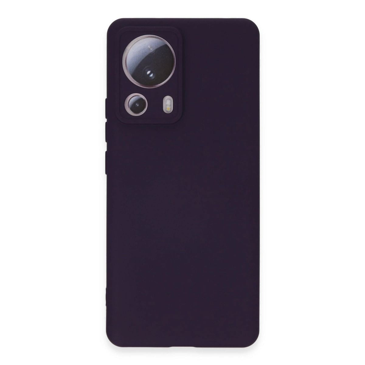 Xiaomi Mi 13 Lite Kılıf Nano İçi Kadife Silikon - Mor