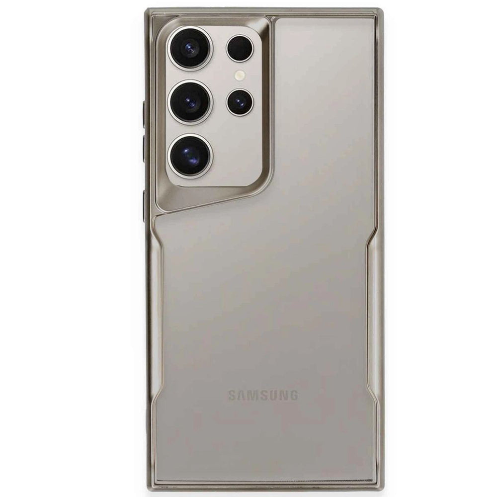 Samsung Galaxy S24 Ultra Kılıf Boyi Silikon Kapak - Titan Gri