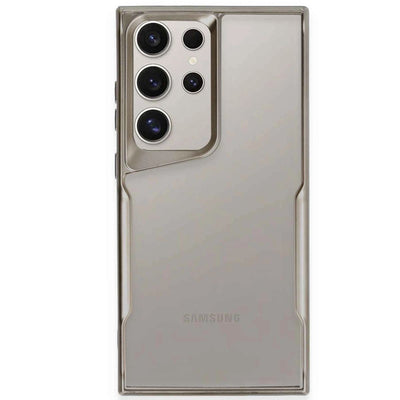 Samsung Galaxy S24 Ultra Kılıf Boyi Silikon Kapak - Titan Gri