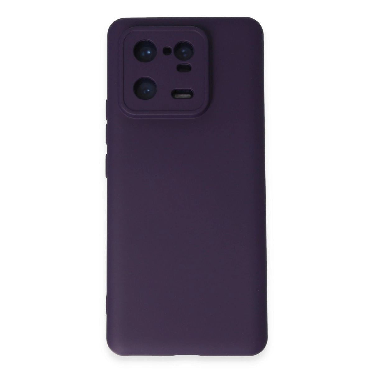 Xiaomi Mi 13 Pro Kılıf Nano İçi Kadife Silikon - Mor