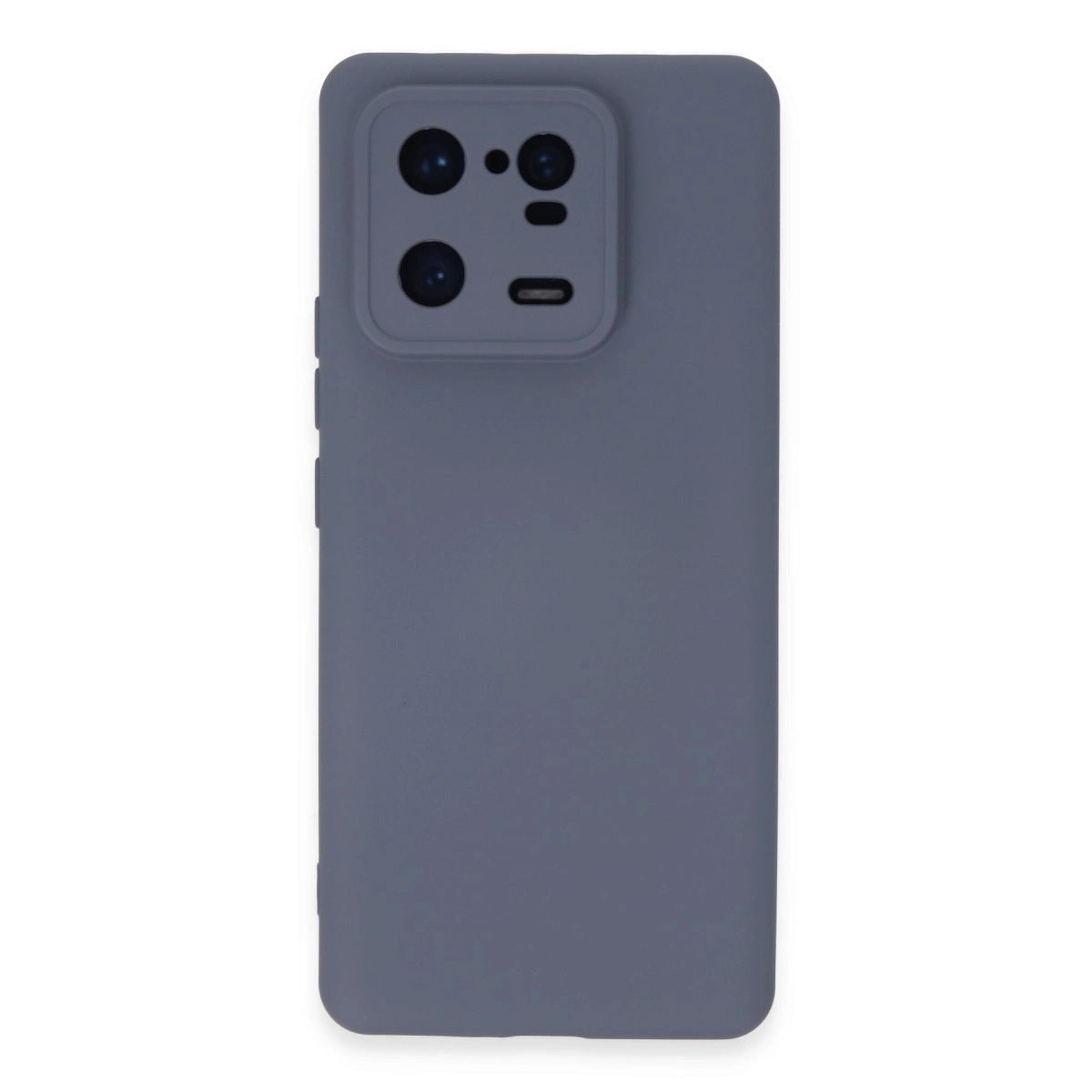 Xiaomi Mi 13 Pro Kılıf Nano İçi Kadife Silikon - Gri