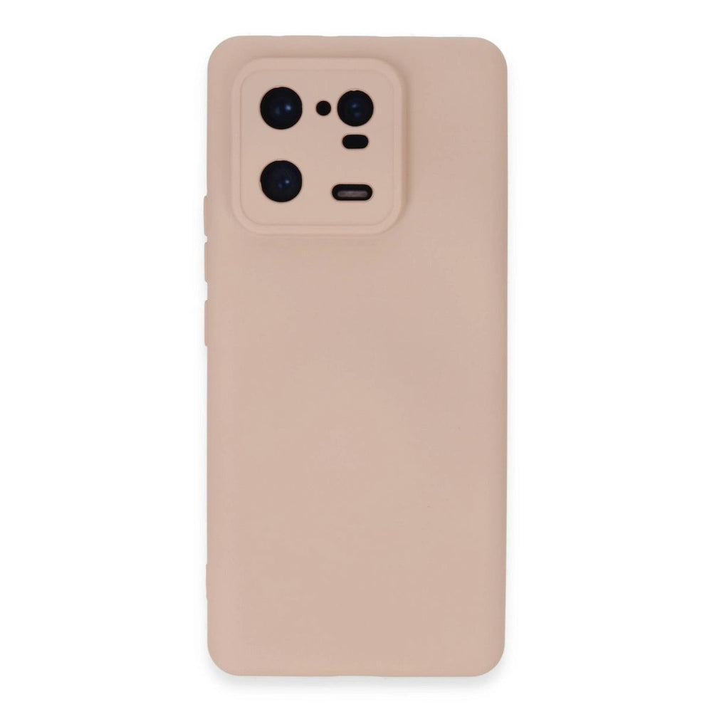 Xiaomi Mi 13 Pro Kılıf Nano İçi Kadife Silikon - Pudra
