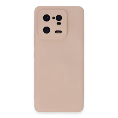 Xiaomi Mi 13 Pro Kılıf Nano İçi Kadife Silikon - Pudra