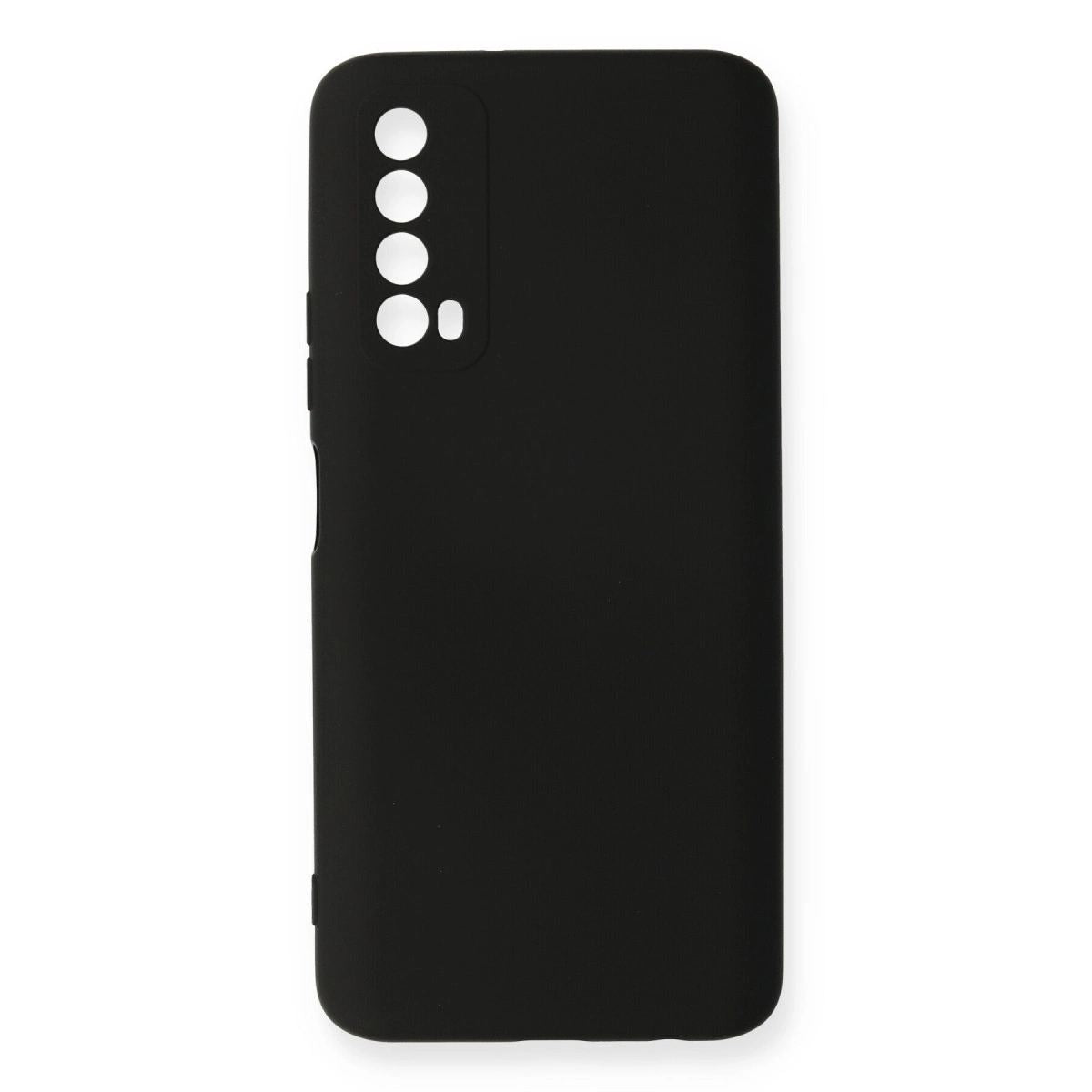 Huawei P Smart 2021 Kılıf Nano İçi Kadife Silikon - Siyah