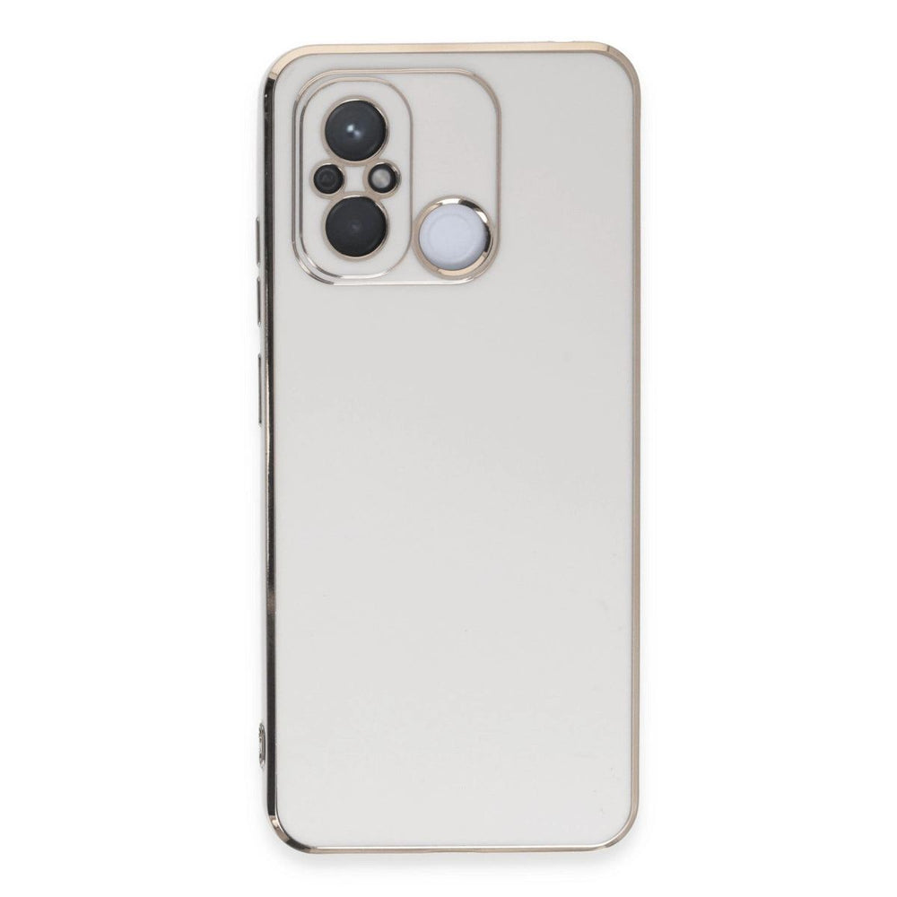 Xiaomi Redmi 12c Kılıf Volet Silikon - Beyaz