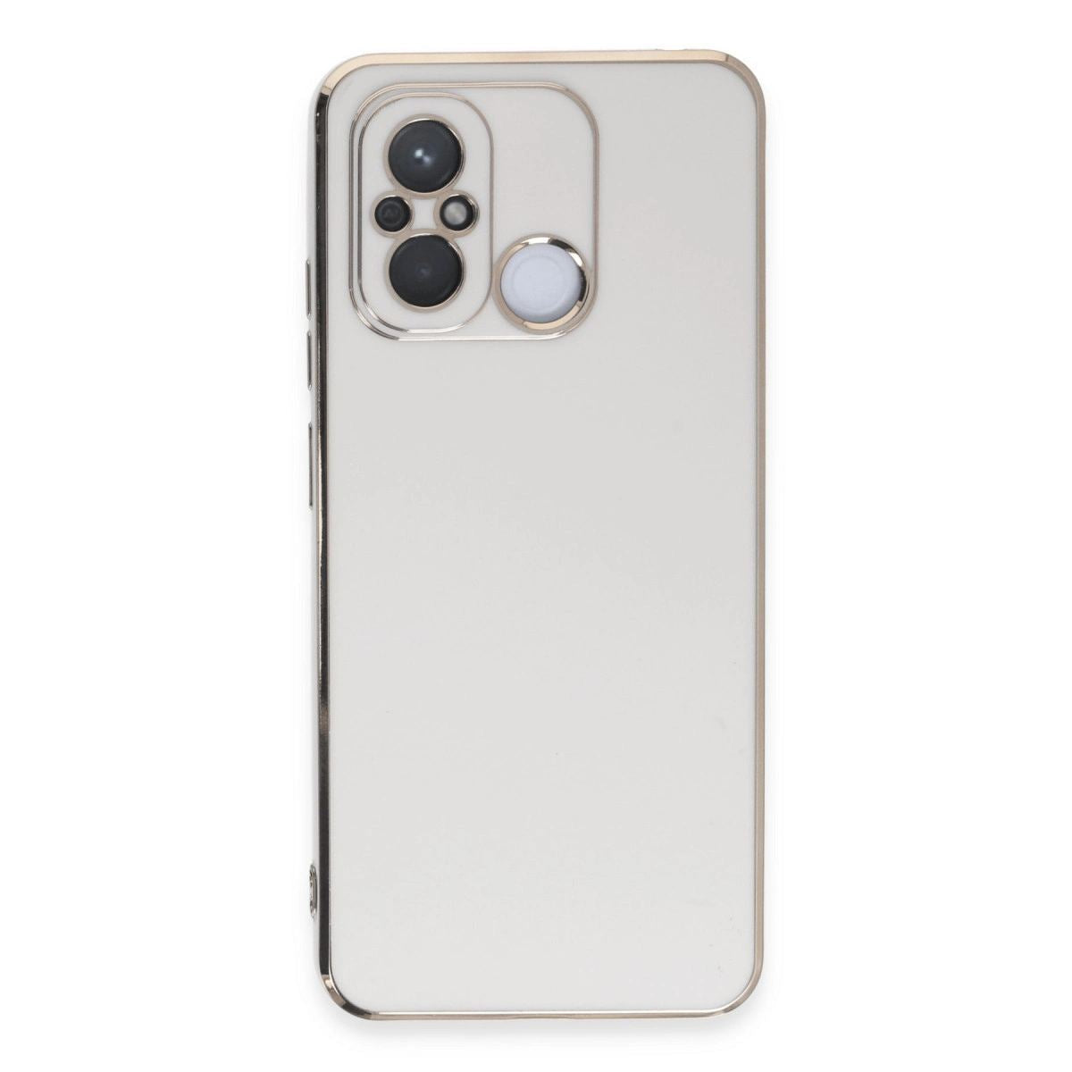 Xiaomi Redmi 12c Kılıf Volet Silikon - Beyaz