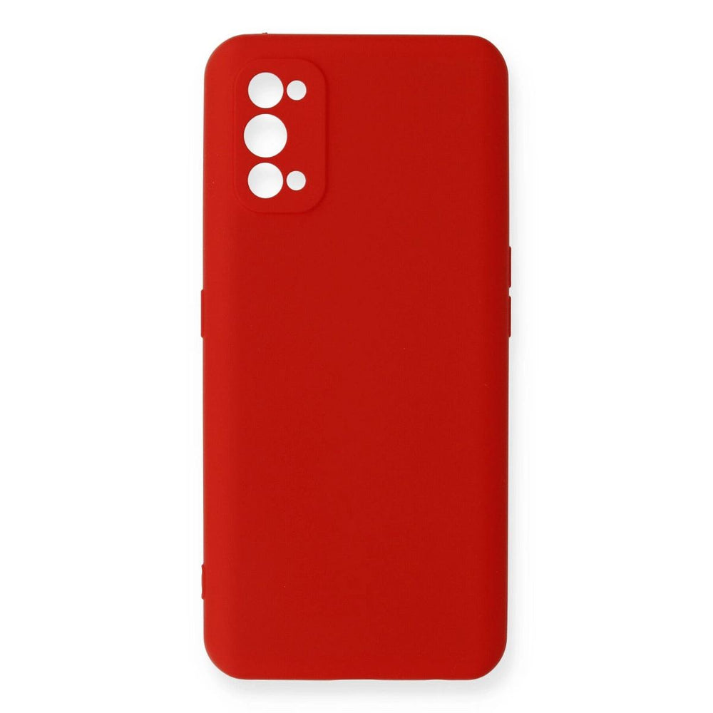 Realme 7 Pro Kılıf Nano İçi Kadife Silikon - Kırmızı