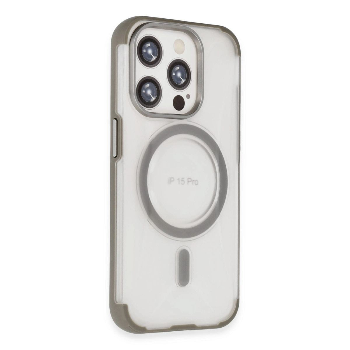 Joko Apple İphone 15 Pro Max Hilton Magsafe Kapak - Titan Gri