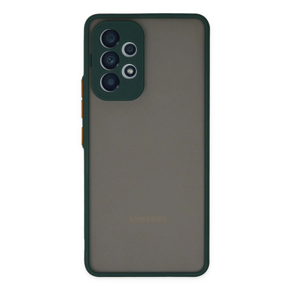 Samsung Galaxy A73 5g Kılıf Montreal Silikon Kapak - Yeşil