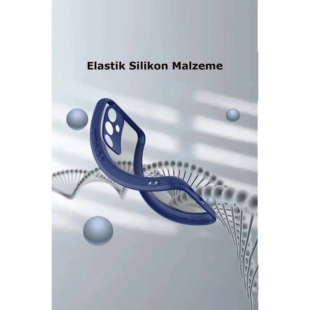 Samsung Galaxy A24 4g Kılıf Platin Silikon - Kırmızı