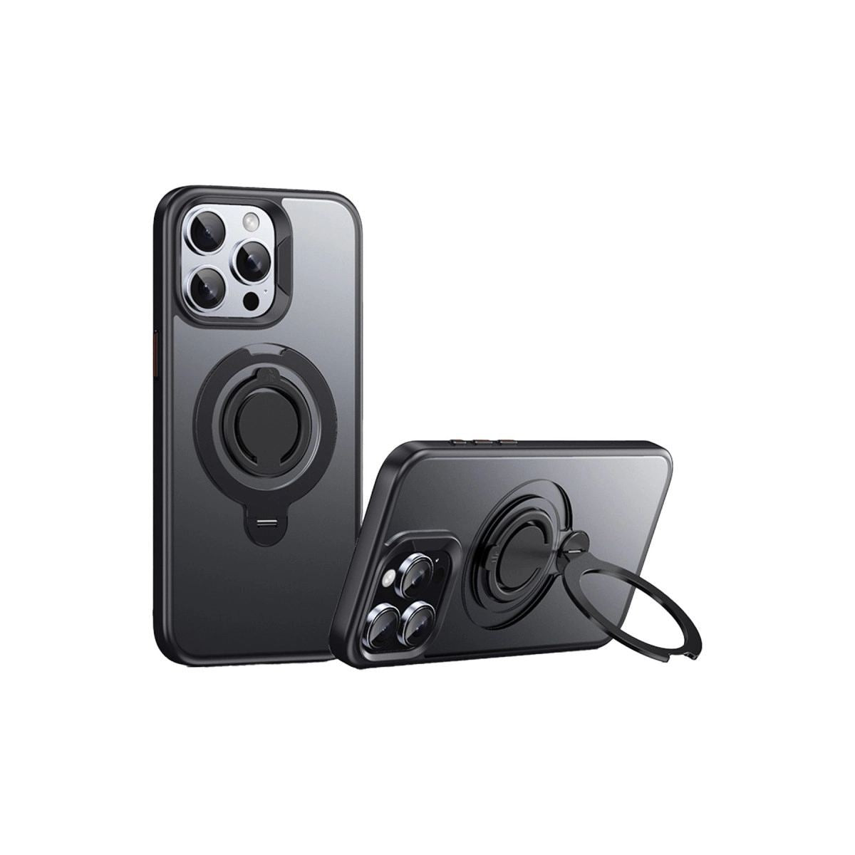 Joko Apple İphone 15 Pro Avatar 360 Dönen Magsafe Kapak - Siyah