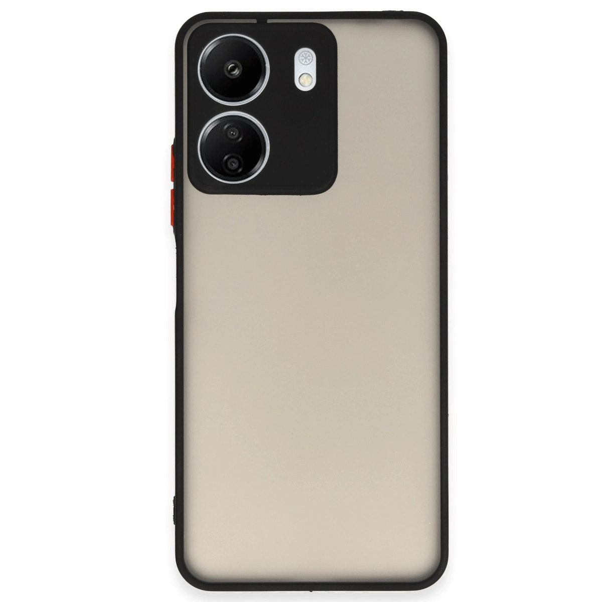 Xiaomi Redmi 13c Kılıf Montreal Silikon Kapak - Siyah