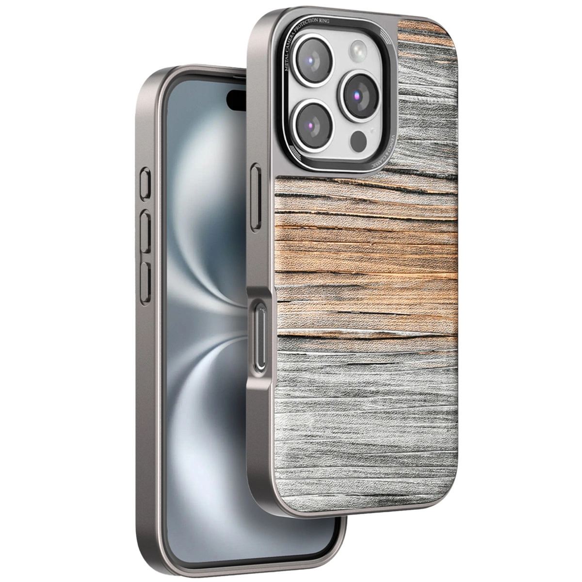 Venco Apple İphone 16 Pro Wave Kapak - Sarı