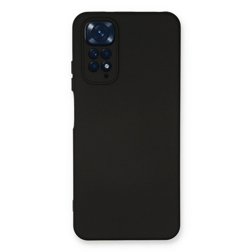 Xiaomi Redmi Note 11 Kılıf Nano İçi Kadife Silikon - Siyah