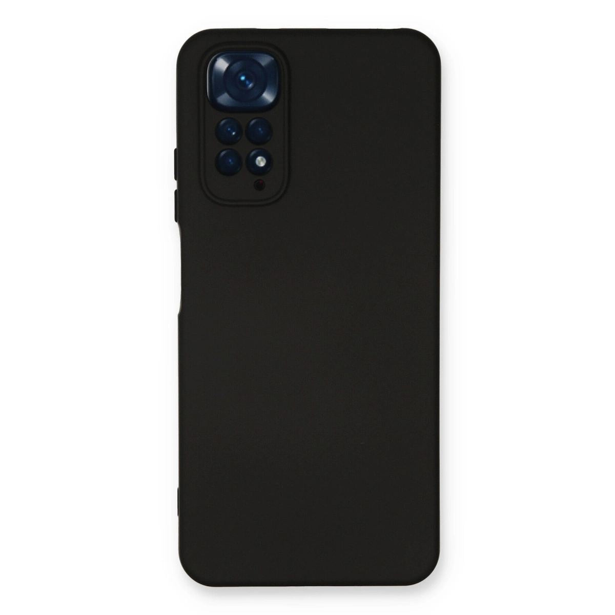 Xiaomi Redmi Note 11 Kılıf Nano İçi Kadife Silikon - Siyah