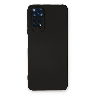 Xiaomi Redmi Note 11 Kılıf Nano İçi Kadife Silikon - Siyah