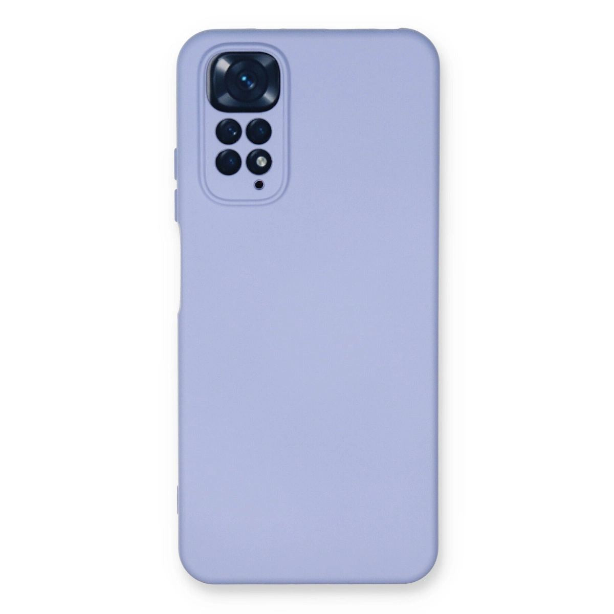 Xiaomi Redmi Note 11 Kılıf Nano İçi Kadife Silikon - Lila