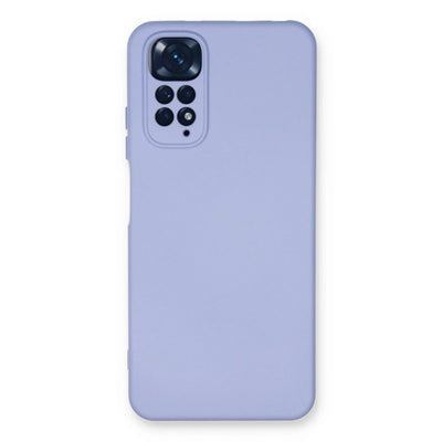 Xiaomi Redmi Note 11 Kılıf Nano İçi Kadife Silikon - Lila