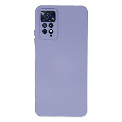 Xiaomi Redmi Note 11 Pro Kılıf Nano İçi Kadife Silikon - Lila