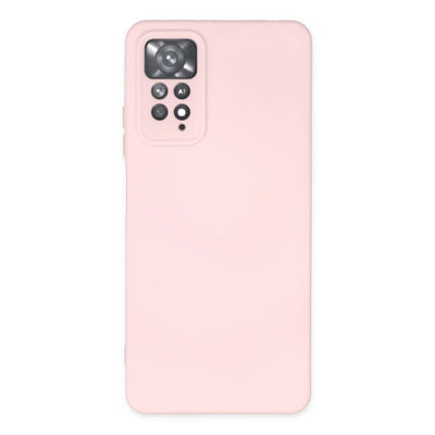 Xiaomi Redmi Note 11 Pro Kılıf Nano İçi Kadife Silikon - Pudra