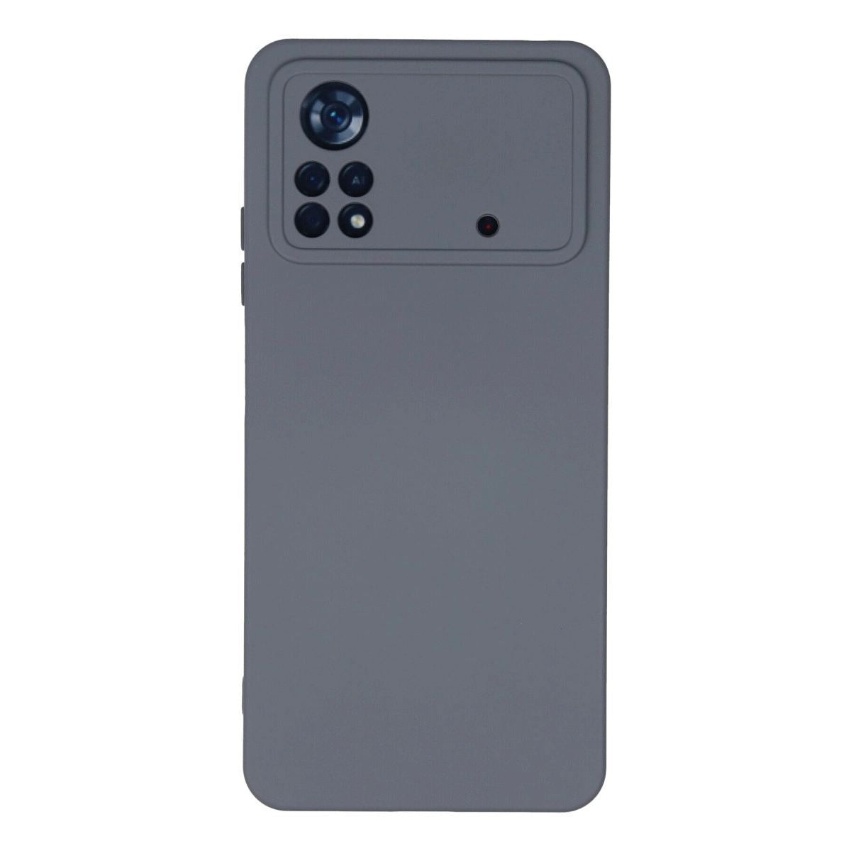 Xiaomi Poco X4 Pro 5g Kılıf Nano İçi Kadife Silikon - Gri