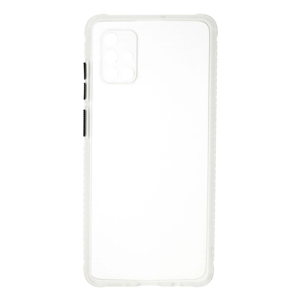 Samsung Galaxy A71 Kılıf Miami Şeffaf Silikon - Şeffaf