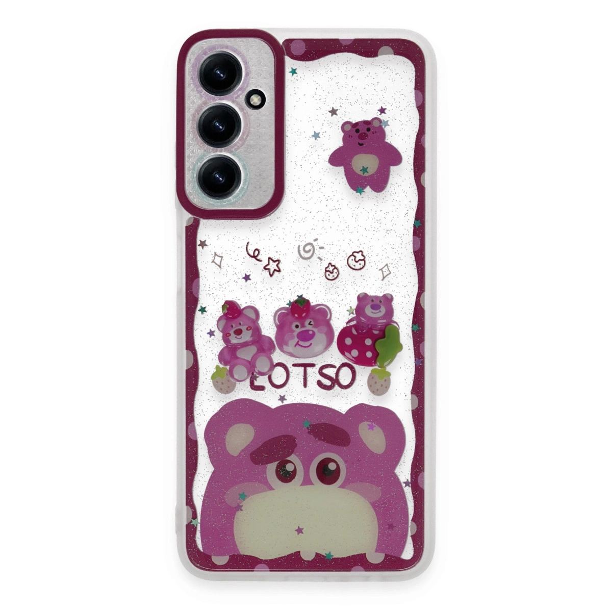 Samsung Galaxy A14 4g Kılıf Sweet Desenli Silikon Kapak - Pembe