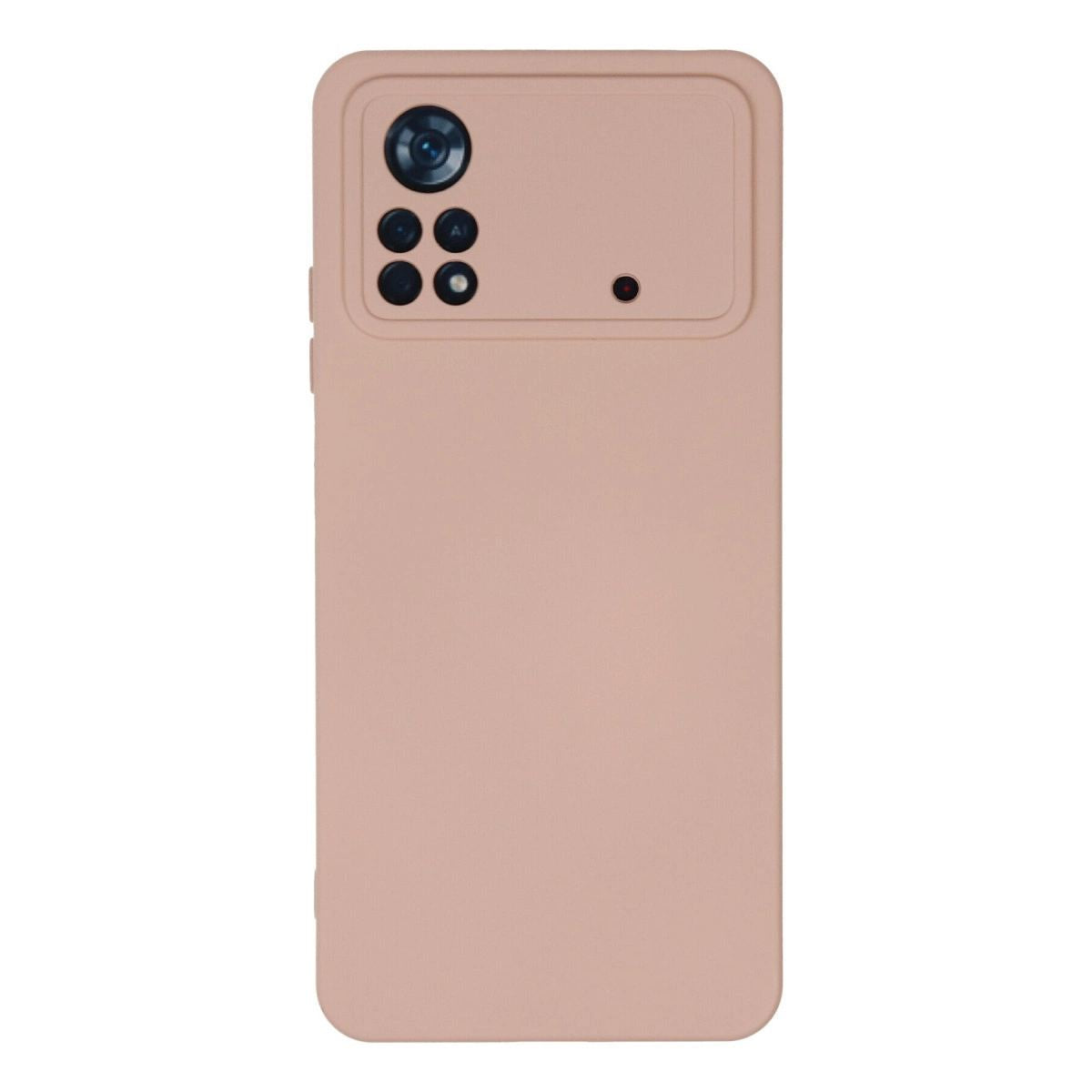 Xiaomi Poco X4 Pro 5g Kılıf Nano İçi Kadife Silikon - Pudra